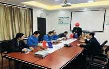 内蒙古欢迎湘电股份来厂考察防爆蓄电池电机车