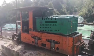 防爆湘潭电机车在某煤矿运行四年了