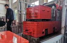 湘潭2.5吨蓄电池防爆电机车发货